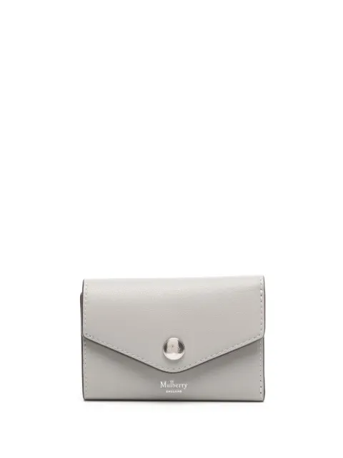 Mulberry grained leather wallet