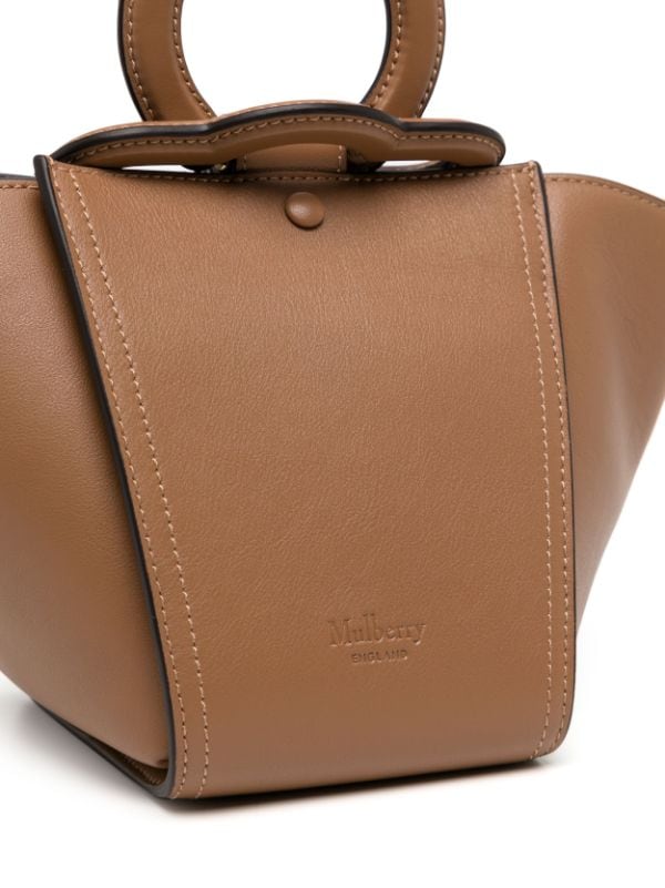 超特価sale開催】 MULBERRY◇ショルダーバッグ/レザー/BRW ショルダー