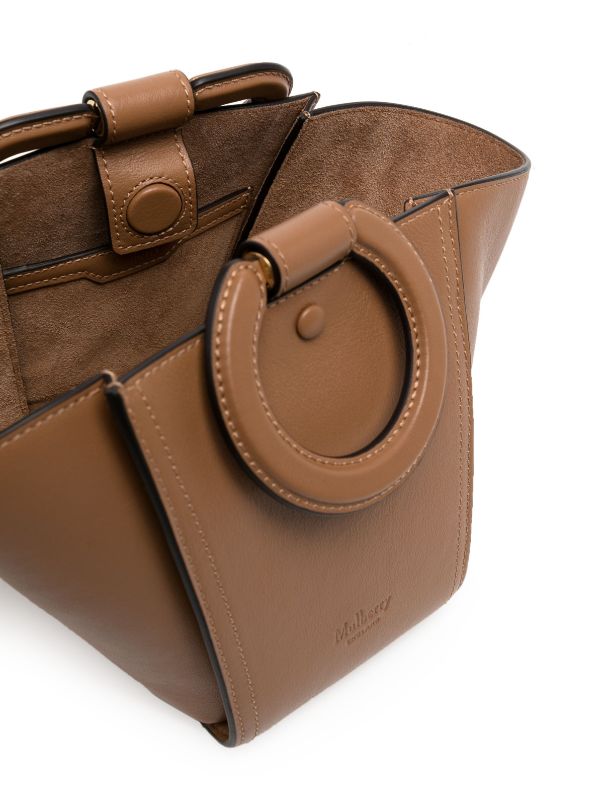 Mulberry Brown Leather Crossbody Bag