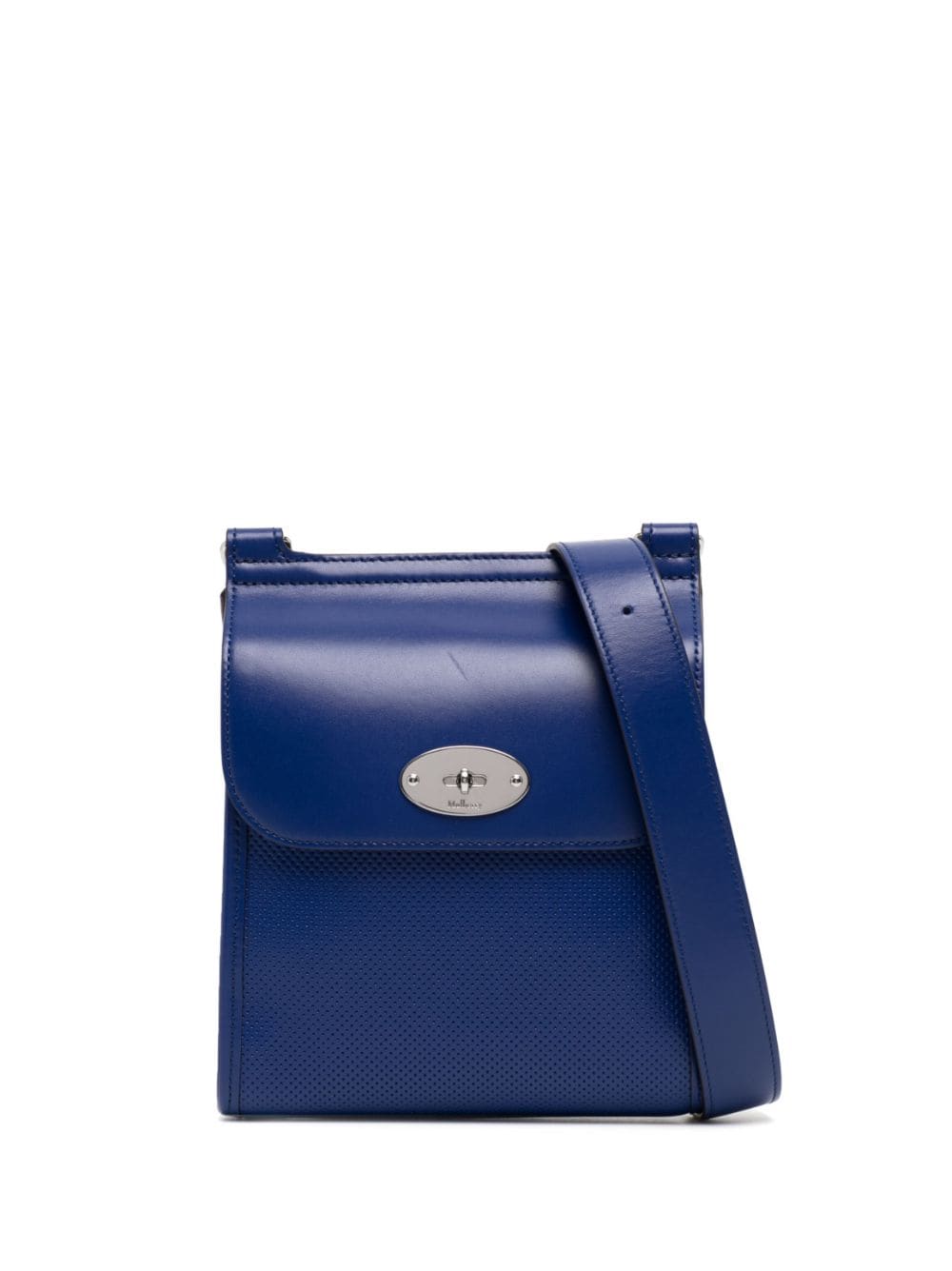 Mulberry Small Antony Leather Messenger Bag In Blue | ModeSens