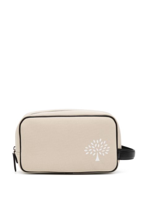 Mulberry - Heritage canvas wash bag