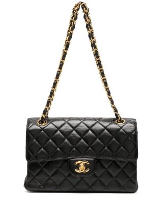 Chanel Pre-owned 1997 CC Turn-Lock Top-Handle Bag - Black