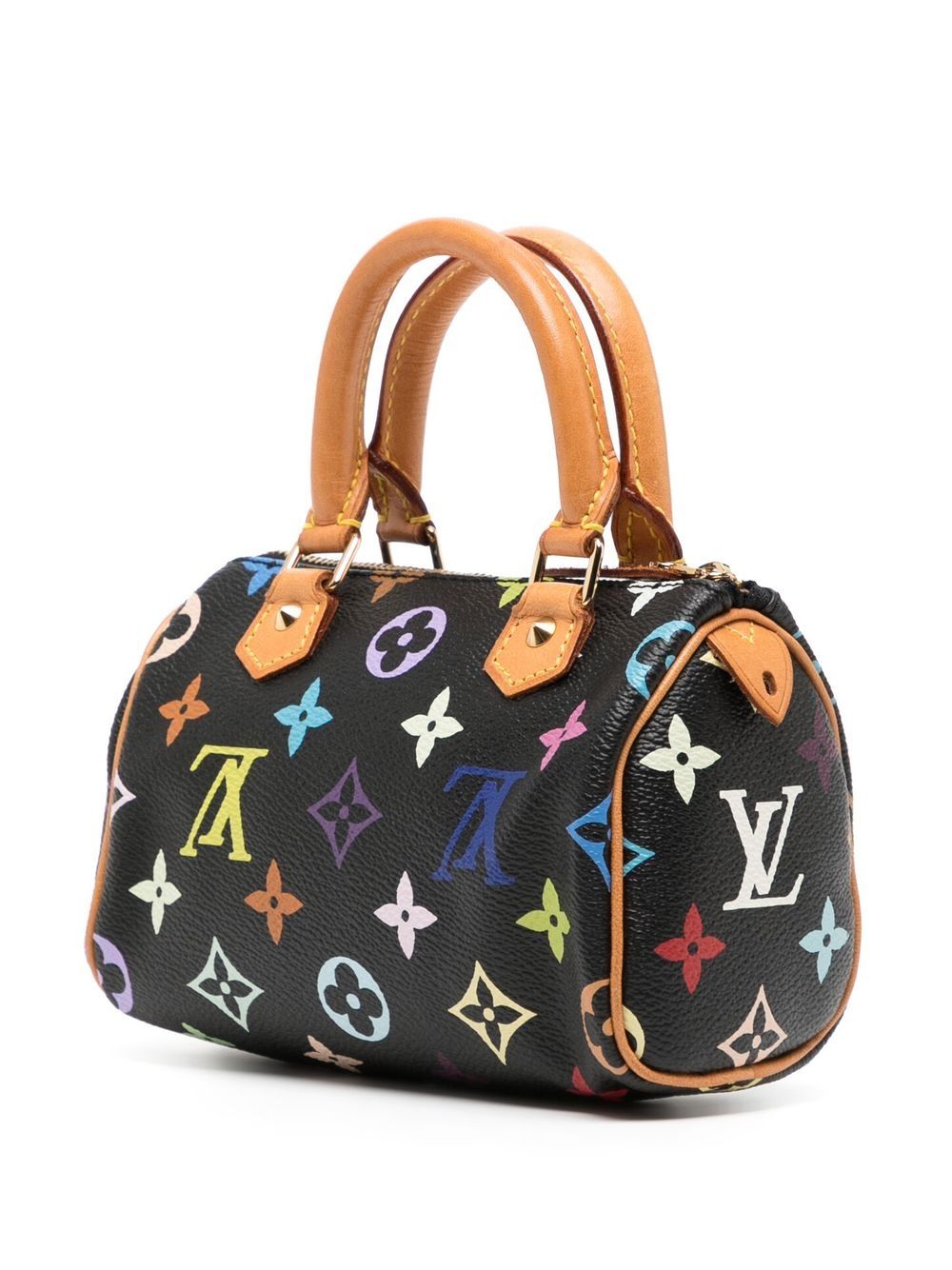 Louis Vuitton Mini Speedy 2way Bag in Black