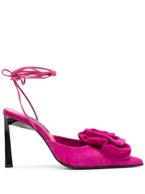 Senso Ottilie 90mm suede lace-up sandals