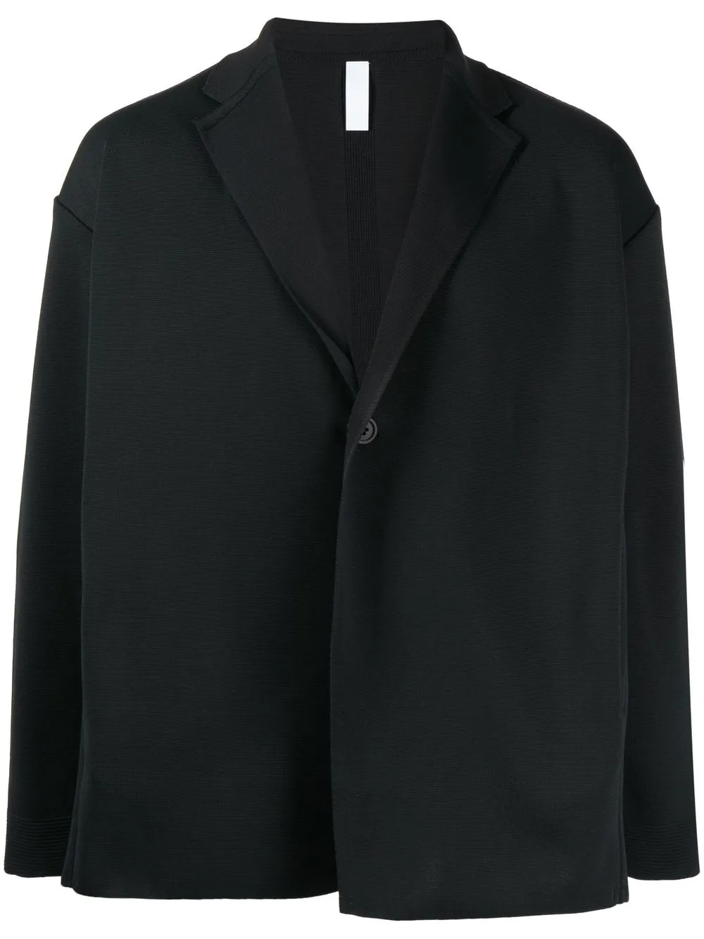 

CFCL pintuck notched-collar blazer - Black