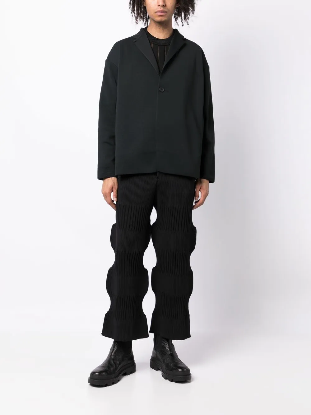 CFCL Blazer met gekerfde kraag - Zwart