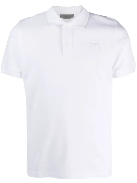 short-sleeve cotton polo shirt