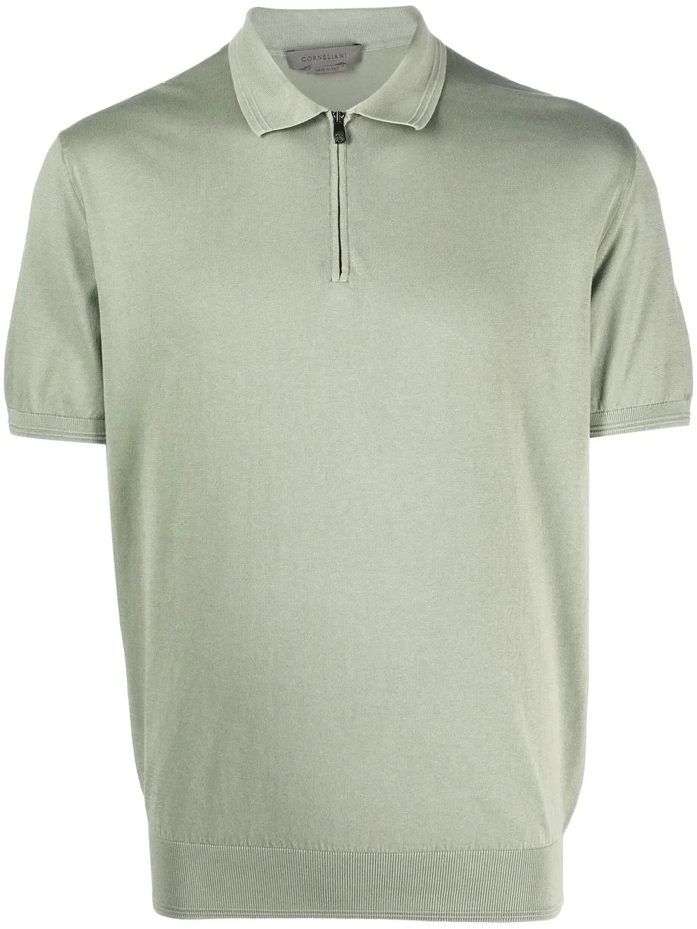 

Corneliani cotton polo shirt - Green