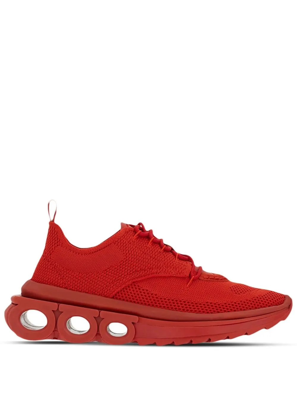 Ferragamo Gancini-plaque low-top sneakers