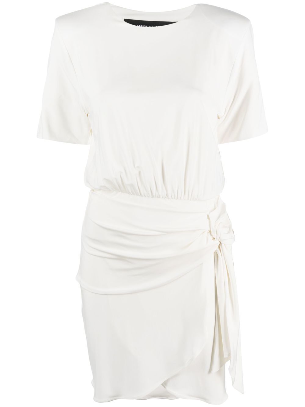 

Federica Tosi ruched short-sleeved T-shirt dress - White