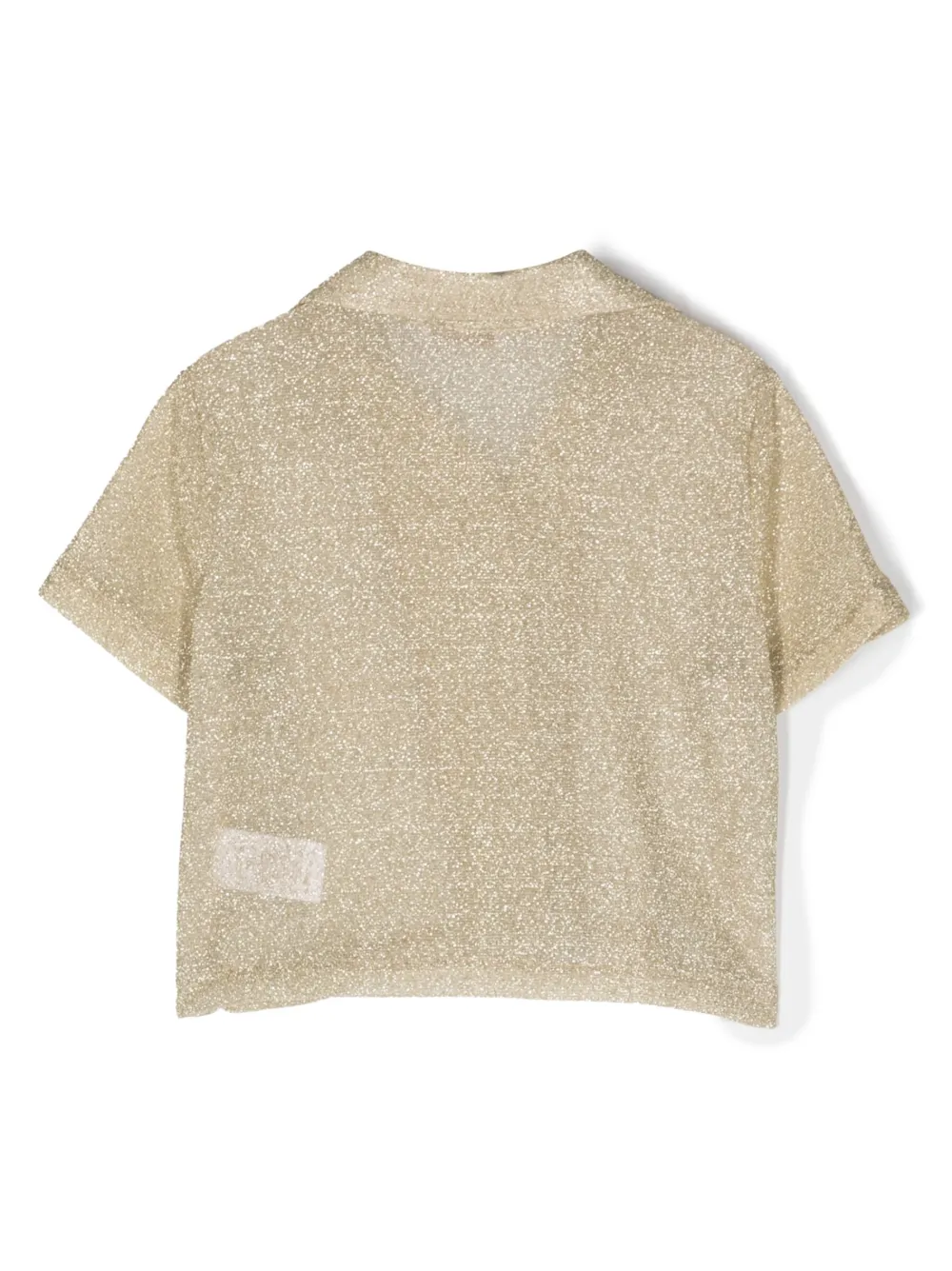 Oseree Kids Glanzend T-shirt - Goud