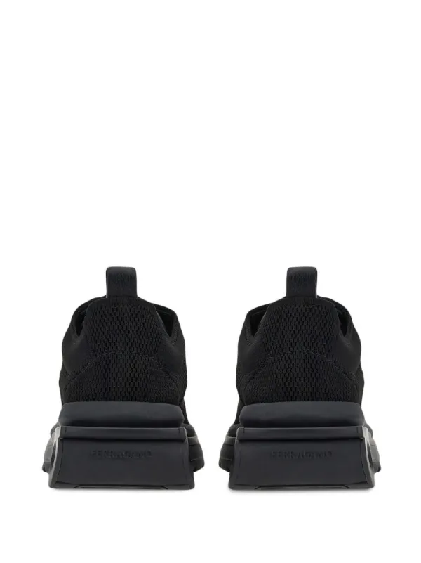 Ferragamo Knitted Running Sneakers | Black | FARFETCH