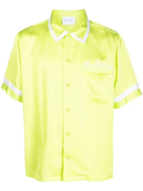 BLUE SKY INN contrasting-trim short-sleeve shirt