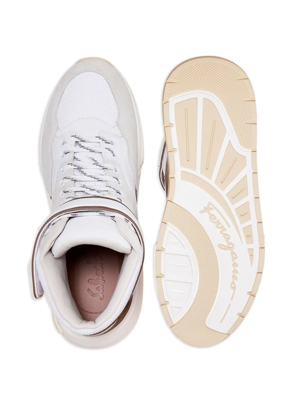Ferragamo High-top sneakers Wit