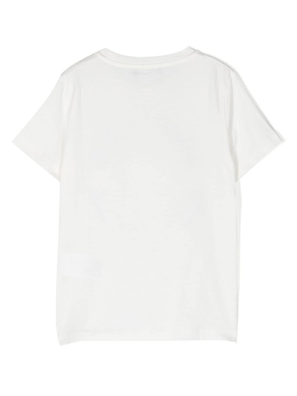 Shop Versace Medusa Crew-neck T-shirt In 蓝色