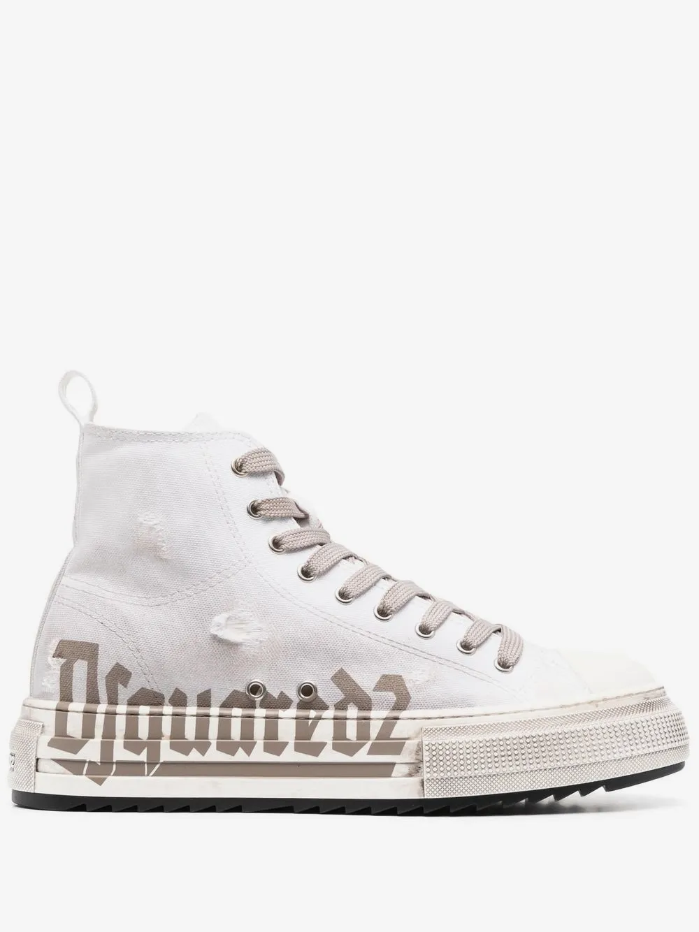 DSQUARED2 logo-print high-top sneakers | White | Image 1