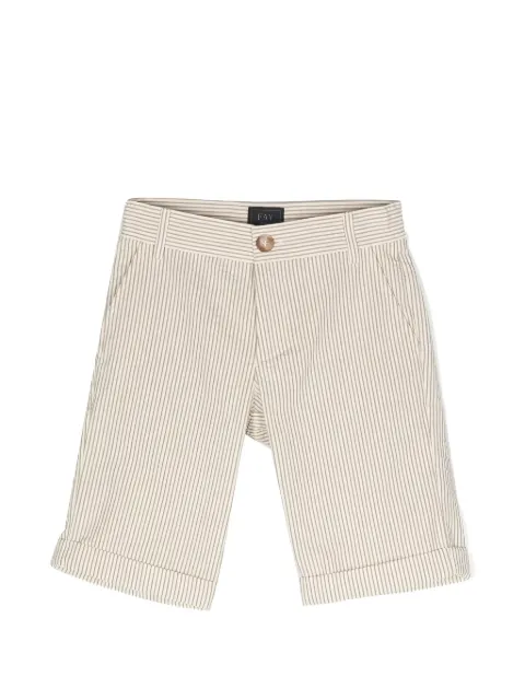 Fay Kids bermudas con rayas estampadas