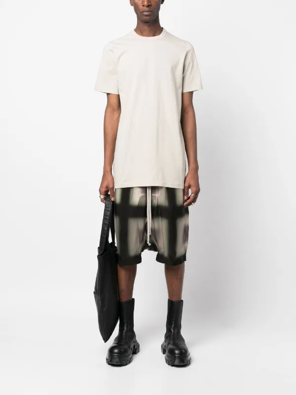 Rick Owens チェックショートパンツ Rick Owens チェック ショートパンツ | グリーン | FARFETCH JP