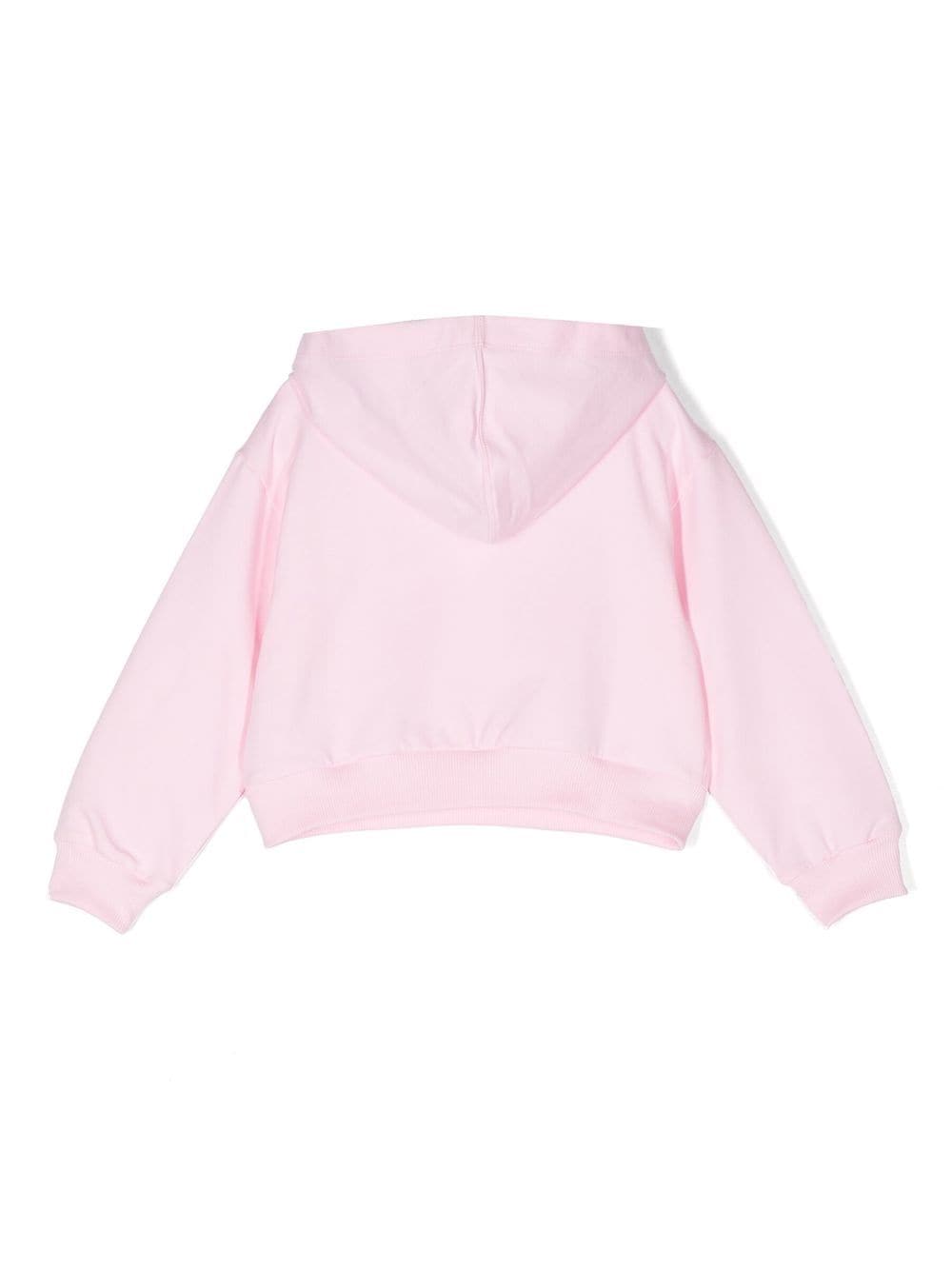 Chiara Ferragni Kids Hoodie met geborduurd logo - Roze