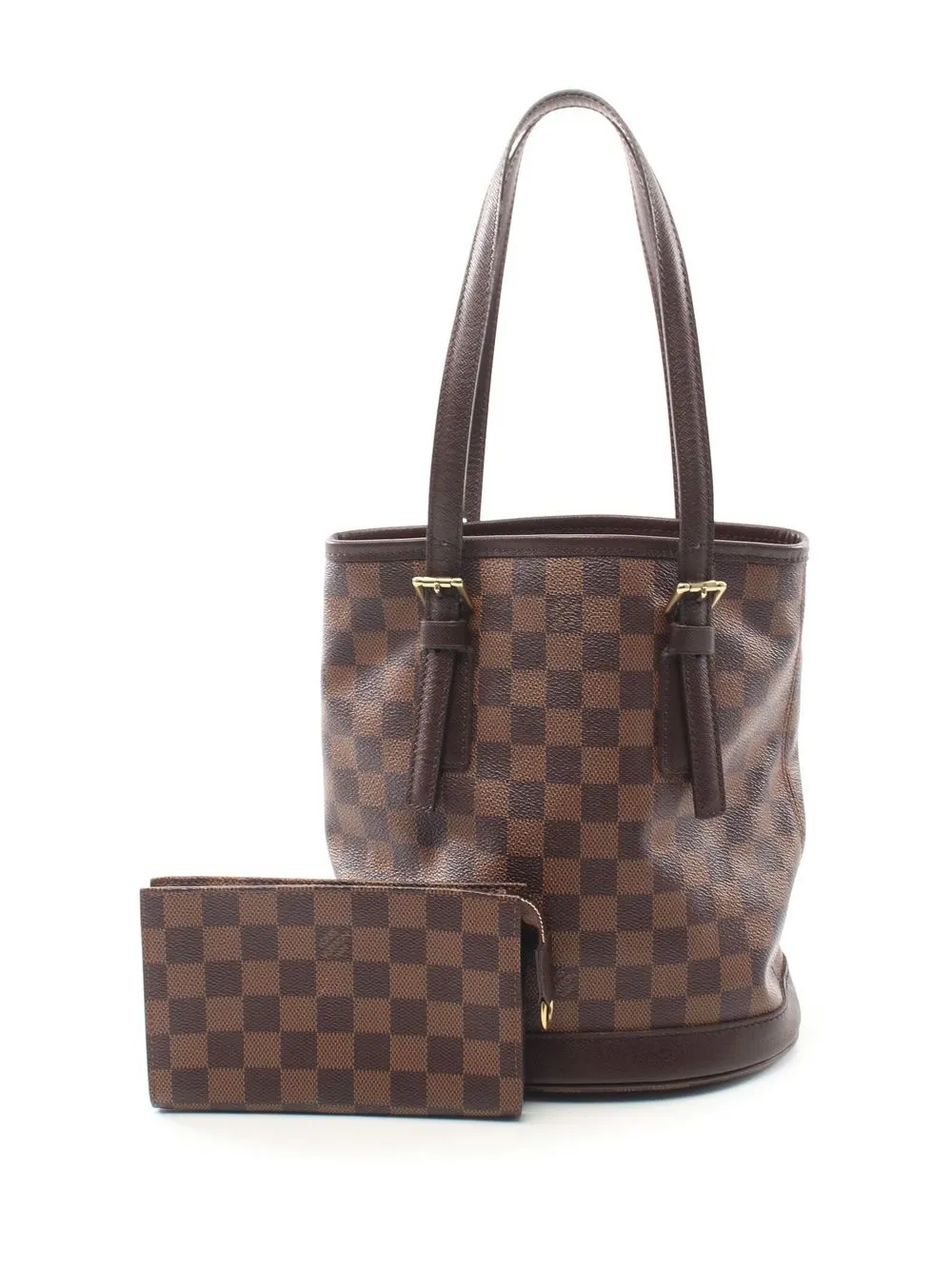 

Louis Vuitton 2000 pre-owned Damier Ebène Marais tote - Brown