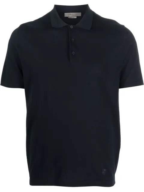 Corneliani short-sleeve cotton polo shirt