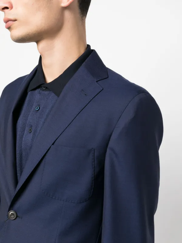Corneliani single-breasted Blazer | Blue | FARFETCH