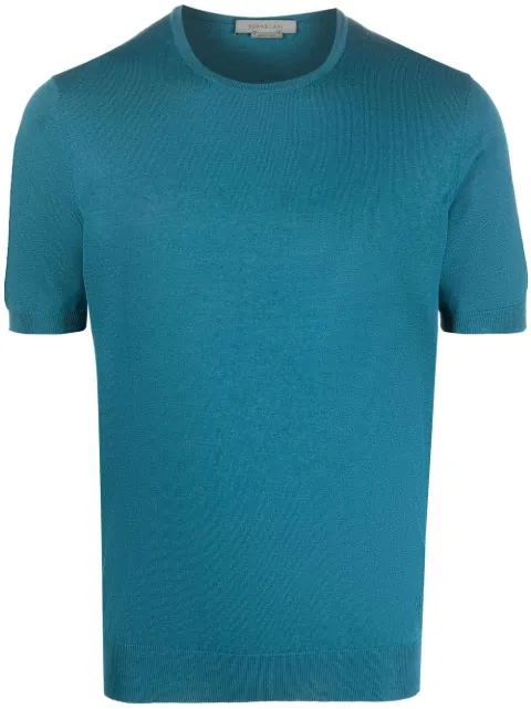 Corneliani silk-cotton short-sleeve T-shirt
