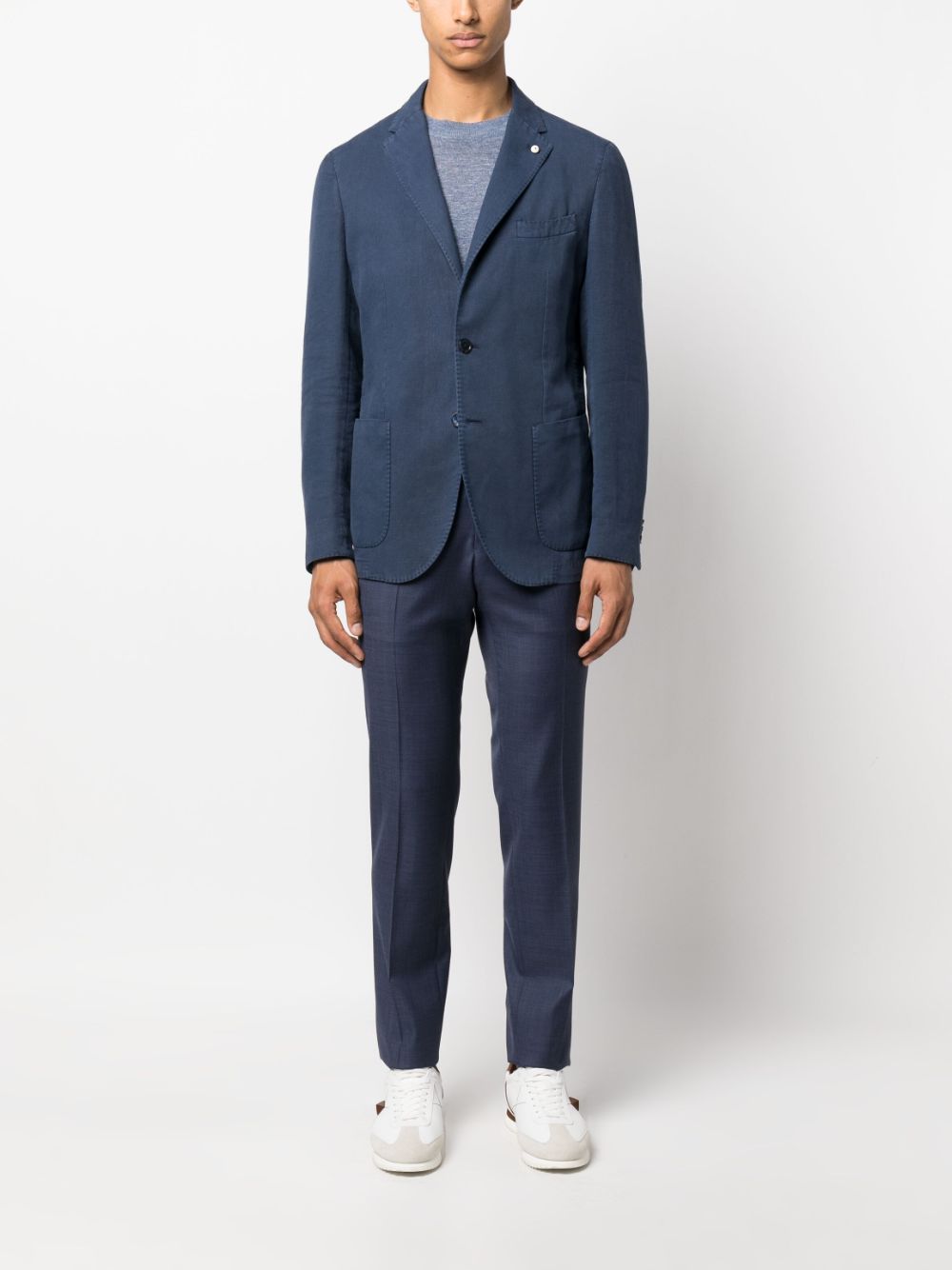 Corneliani slim-cut tailored trousers - Blue