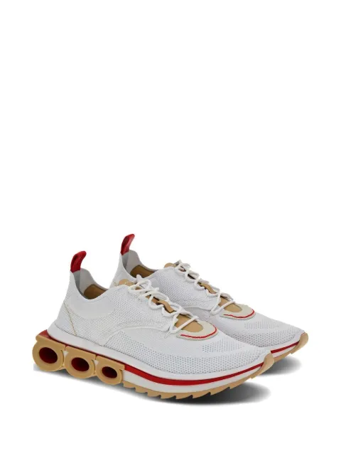 Ferragamo Gancini låga sneakers med plakett