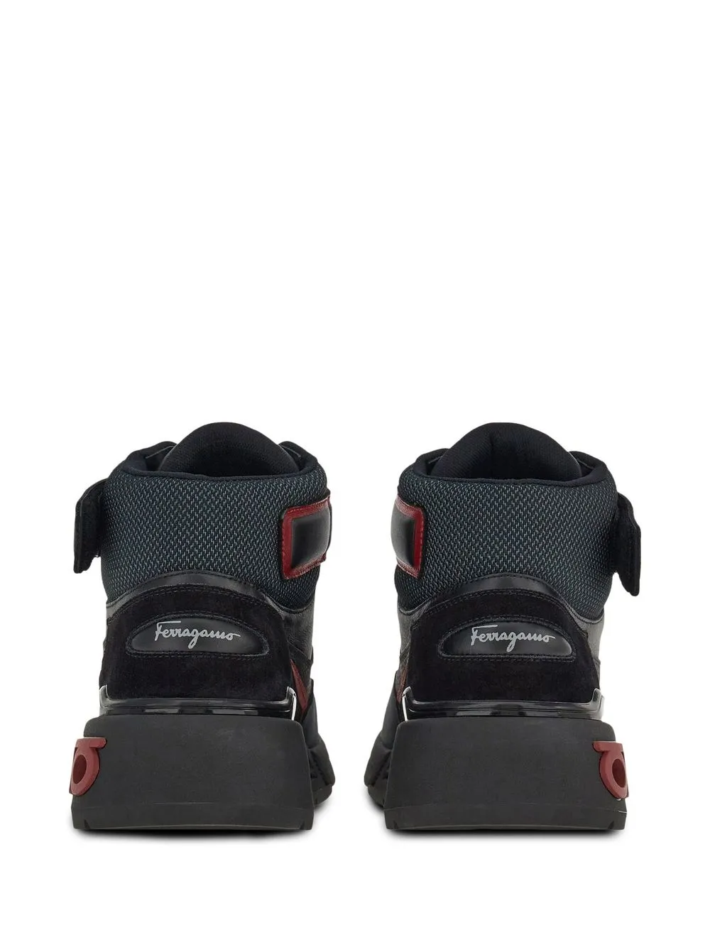 Ferragamo High-top sneakers Zwart