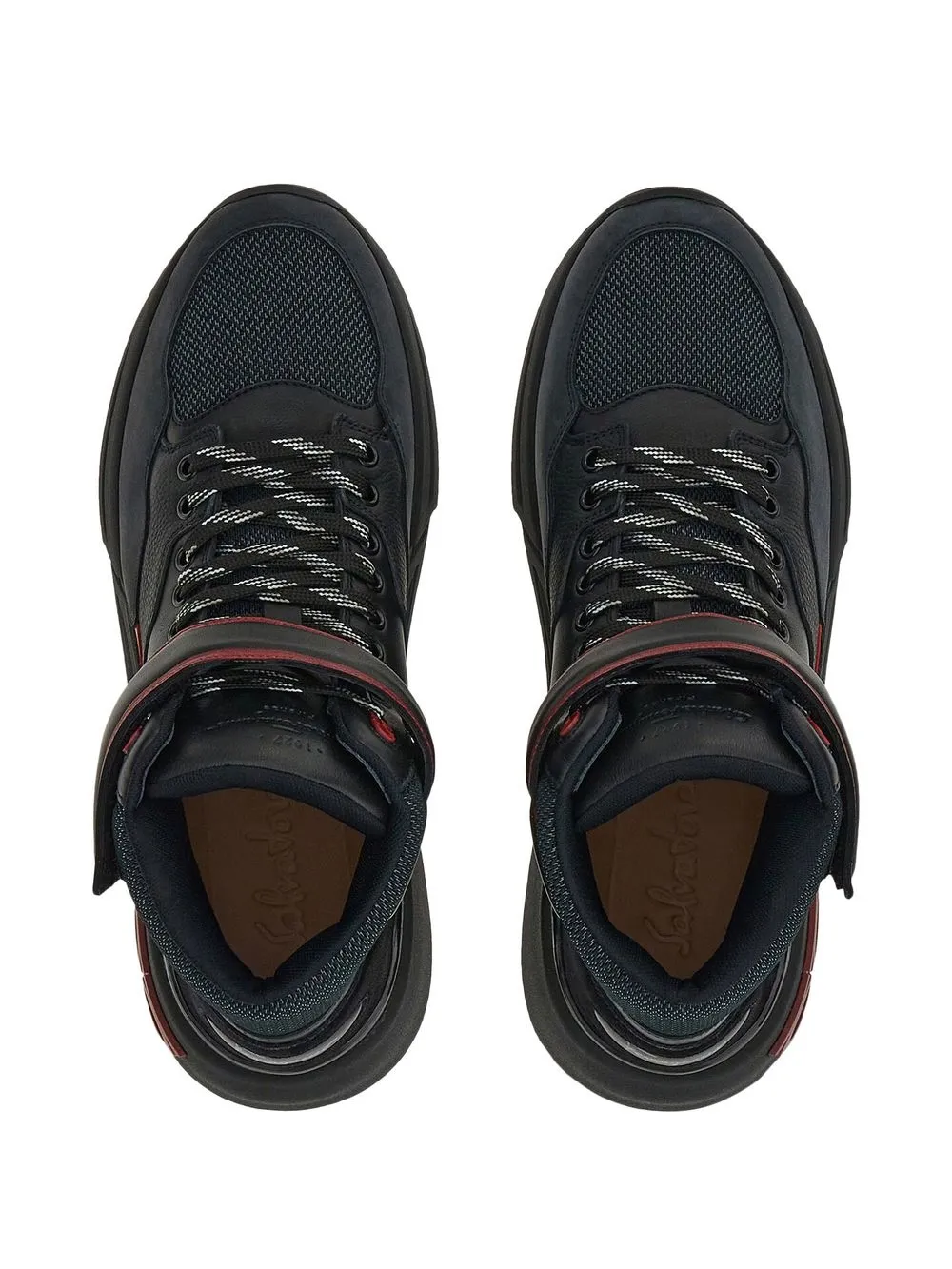 Ferragamo High-top sneakers Zwart