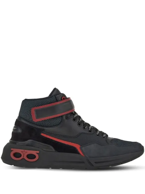 Ferragamo hi-top lace-up sneakers