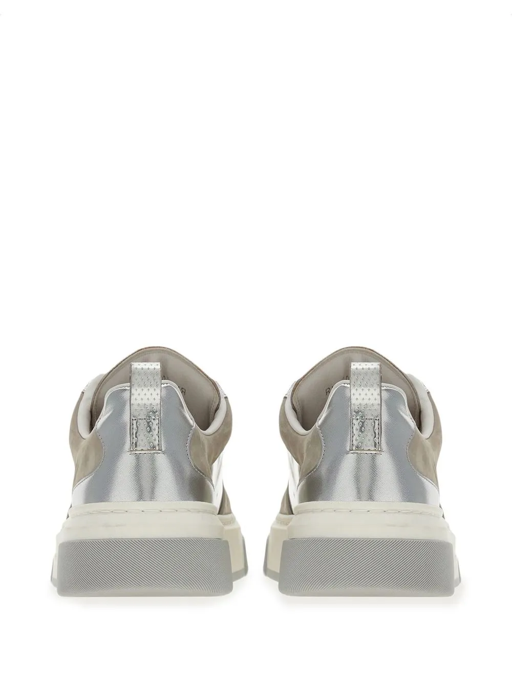 Ferragamo Gancini leren sneakers Grijs