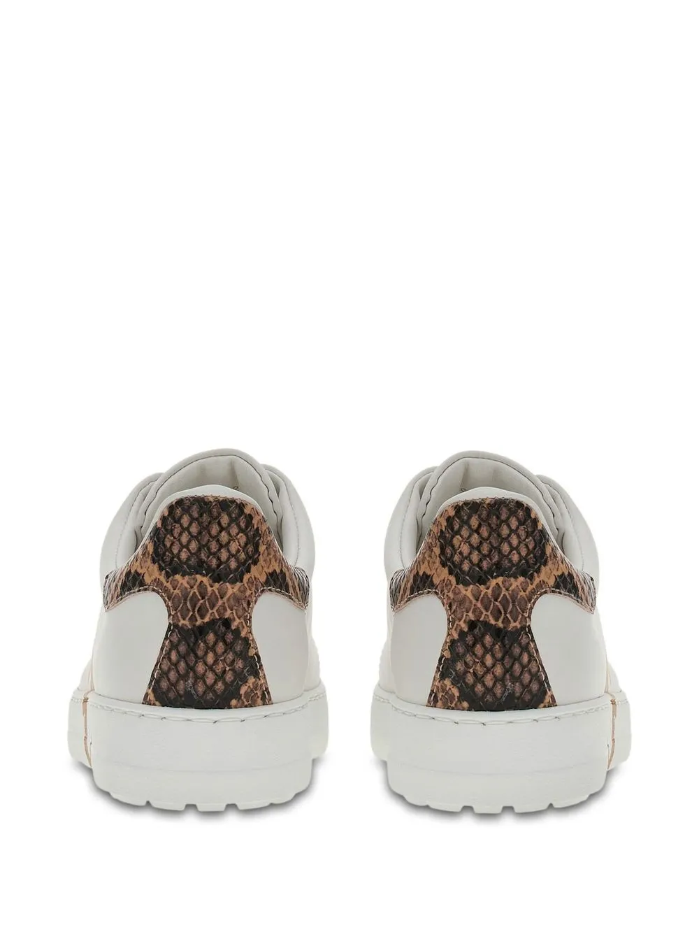 Ferragamo Gancini low-top sneakers Wit
