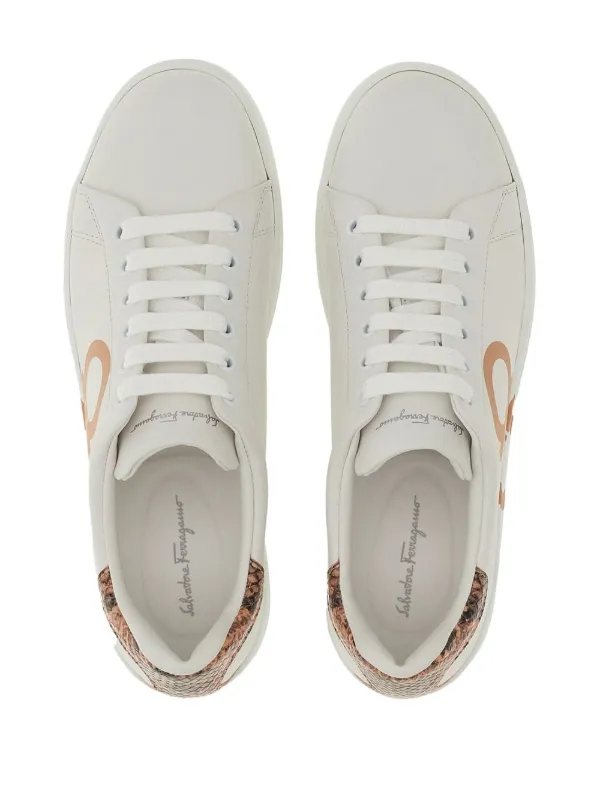 Ferragamo Gancini low-top Sneakers | White | FARFETCH