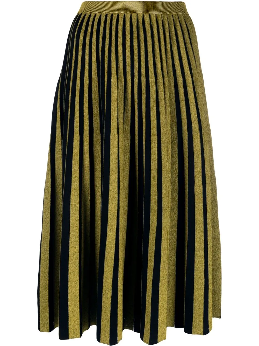 

Proenza Schouler White Label two-tone fully-pleated skirt - Yellow