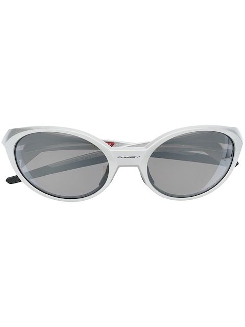 Oakley round-frame metallic sunglasses