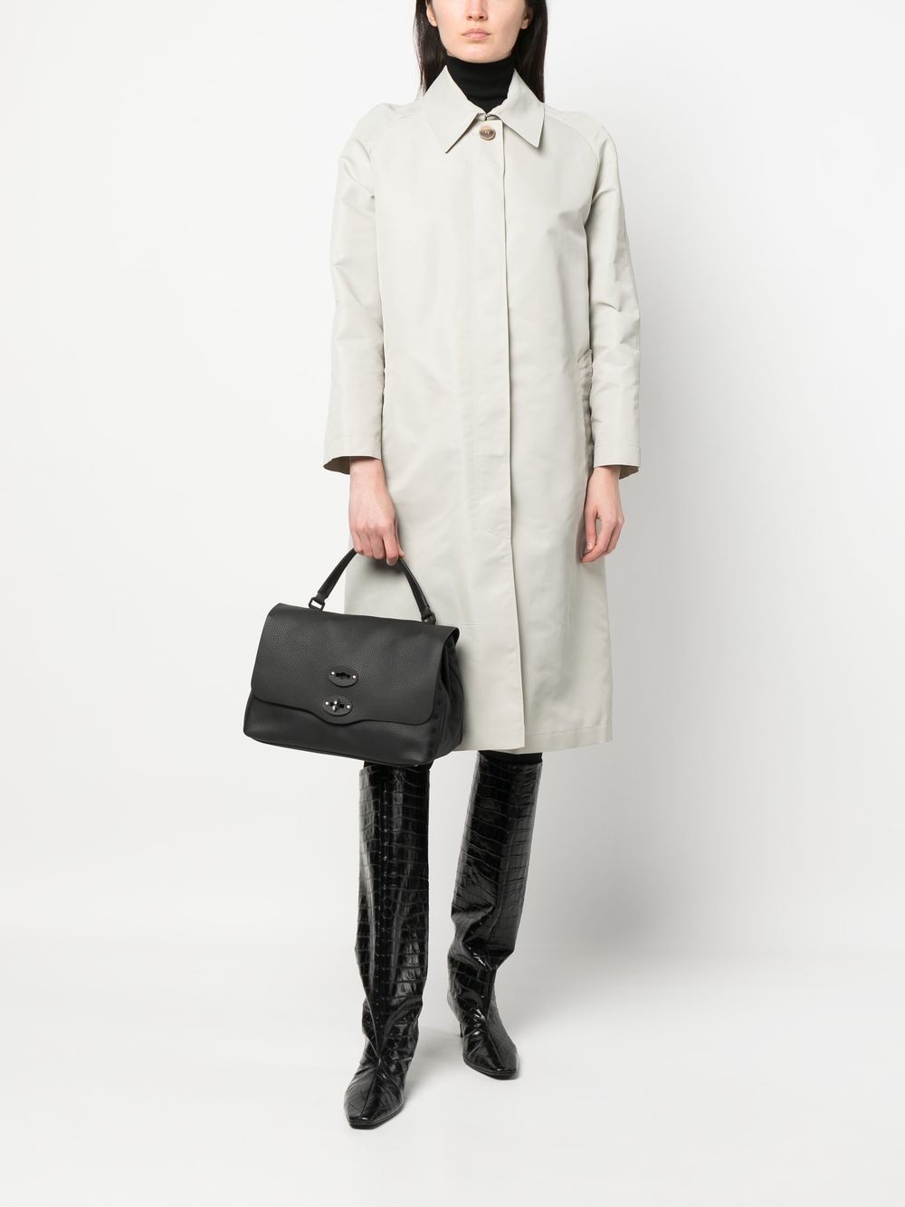 Semicouture Button-up trenchcoat - Beige