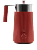 Alessi Plissé multi-function milk frother - Red