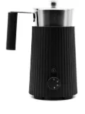 Alessi Plissé multi-function milk frother - Black