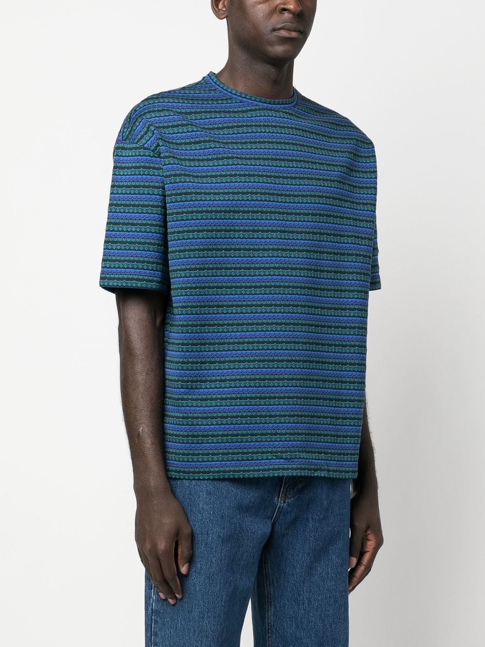 A.P.C. Striped Pattern T-shirt - Farfetch