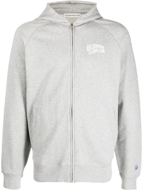 Billionaire Boys Club logo-print zip-up hoodie