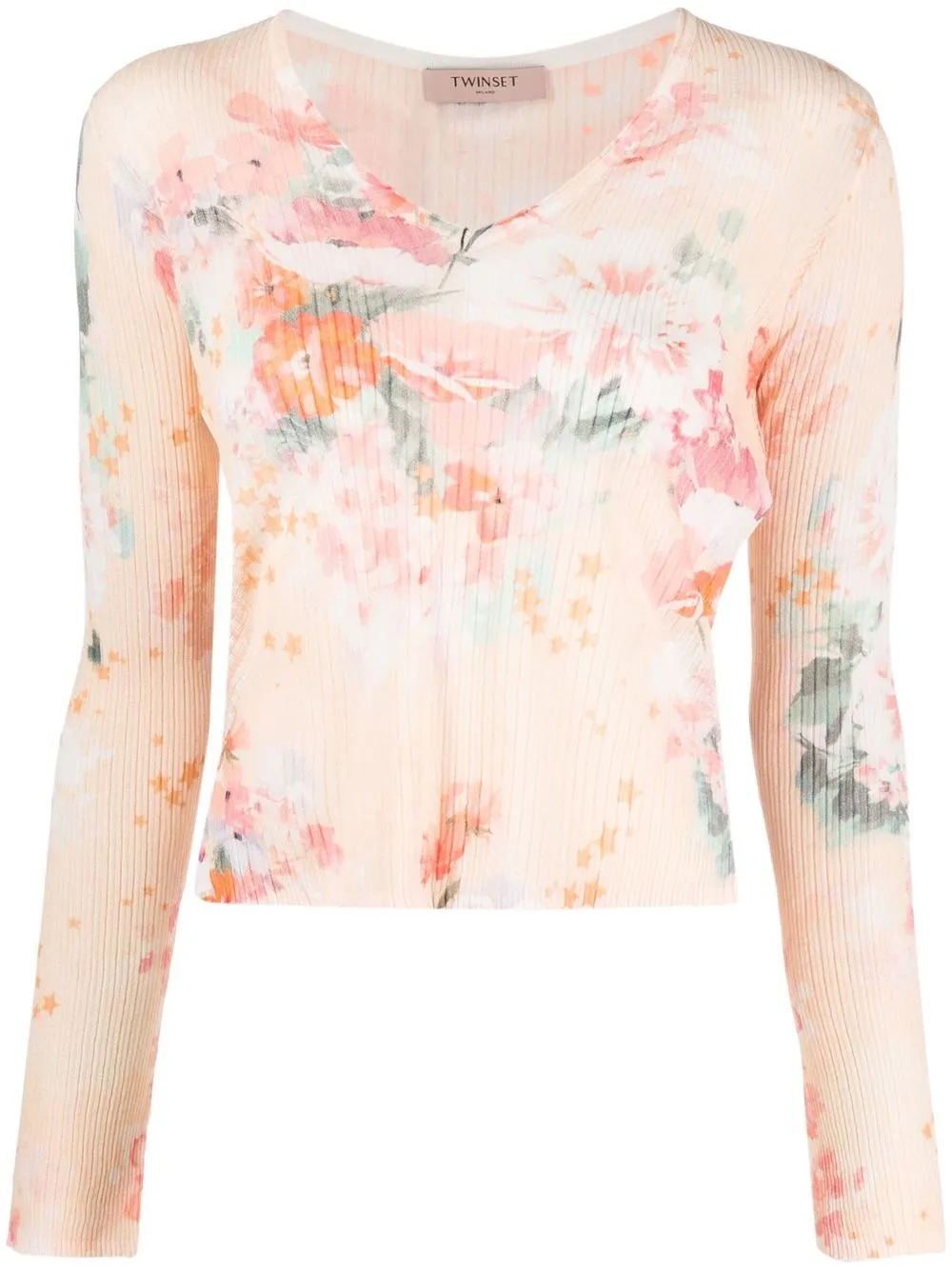 

TWINSET top de tejido con estampado floral - Neutro