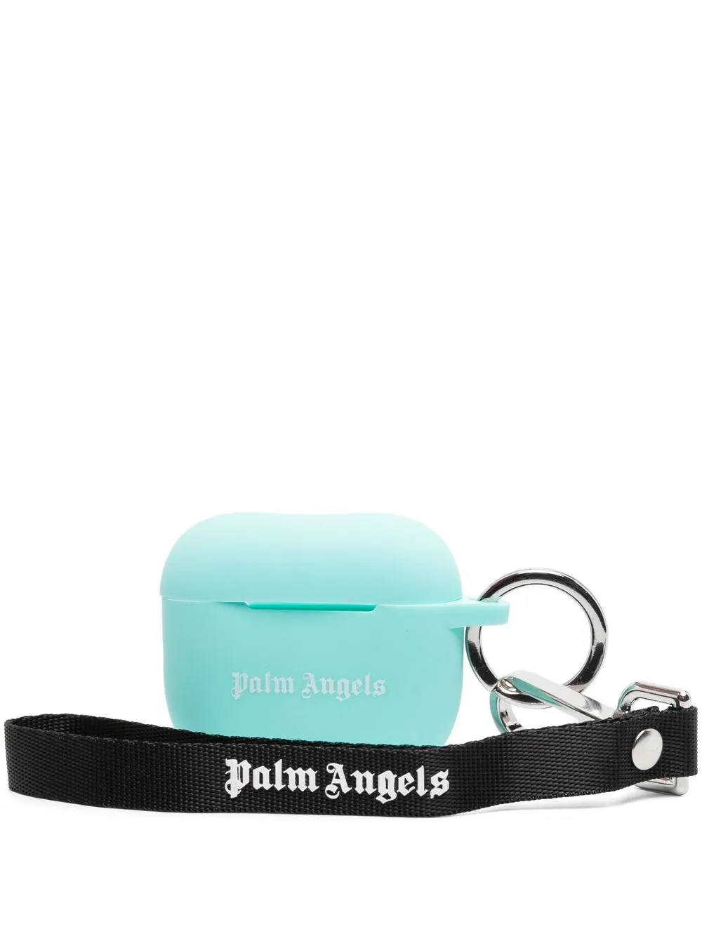 

Palm Angels logo-print AirPod case - Blue