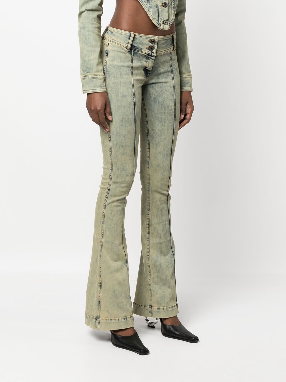 KNWLS Harley low-rise Flared Jeans - Farfetch