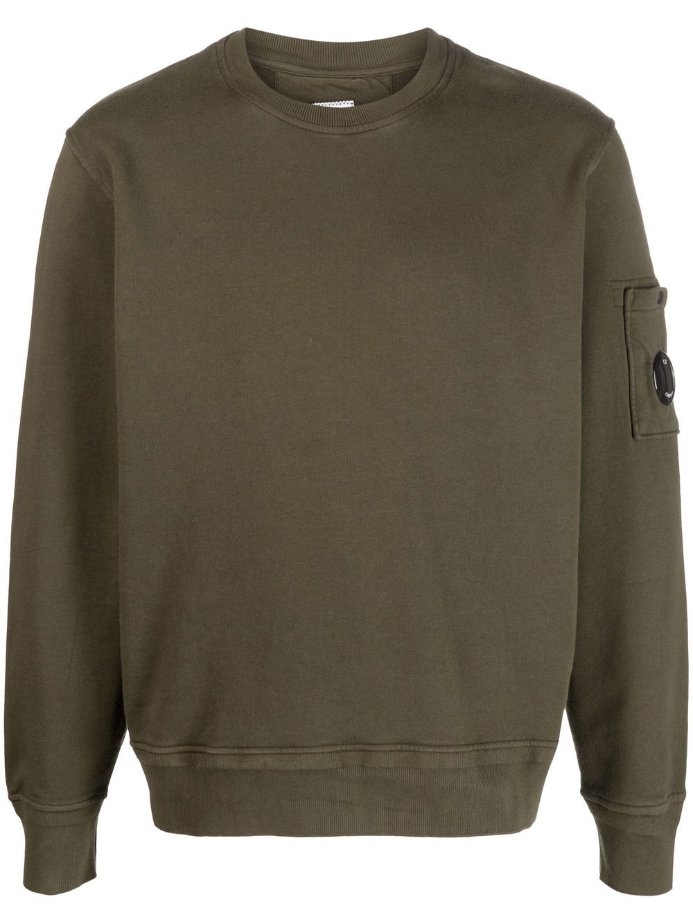 

C.P. Company Lens-detail crew neck sweashirt - Green