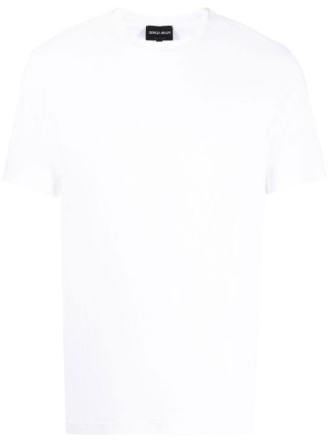 Giorgio Armani plain cotton T-shirt Men