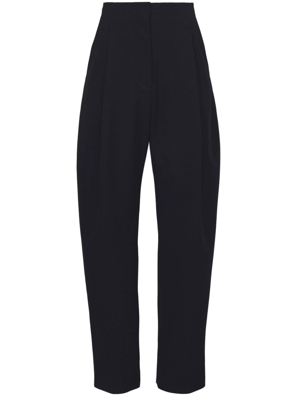 Proenza Schouler twill-weave wool trousers Zwart