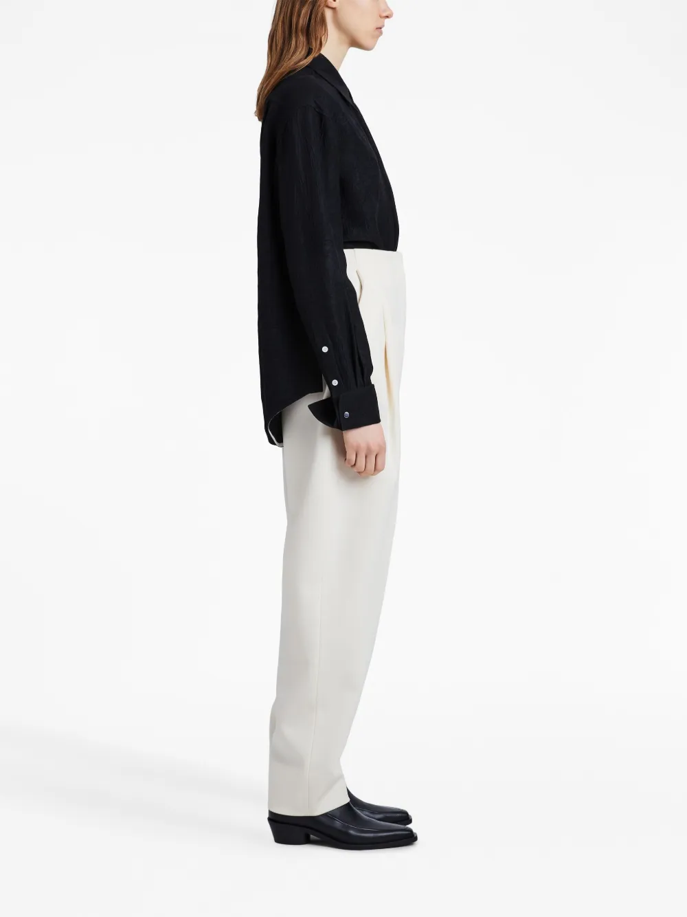 Proenza Schouler Straight broek Wit