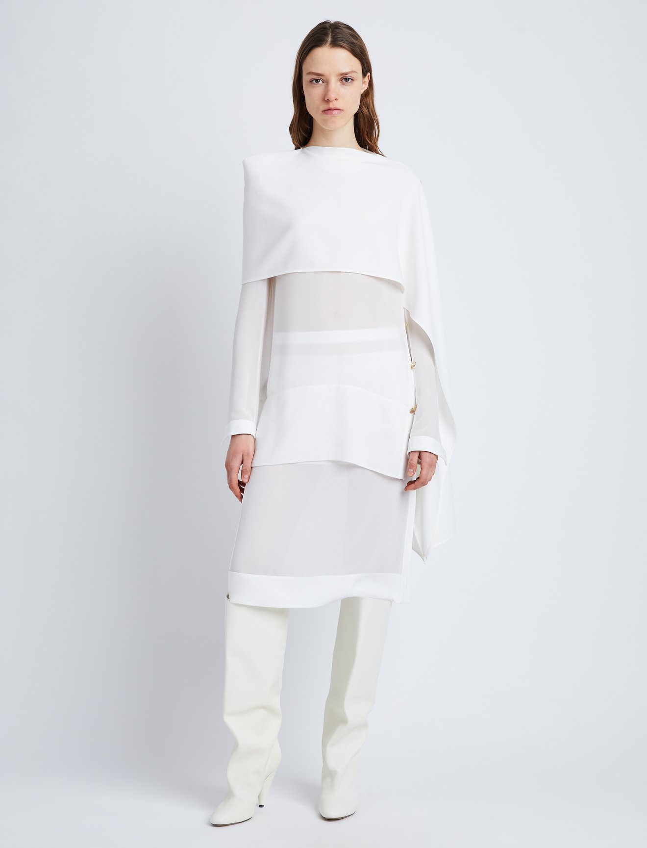 Technical Chiffon Top #1